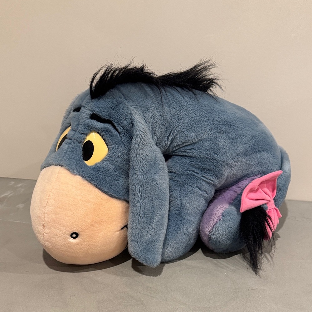 Vintage Disney Large Eeyore Stuffed Animal Winnie the Pooh